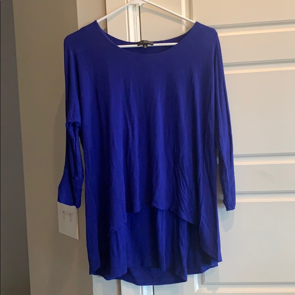 Dolman sleeve layered tee